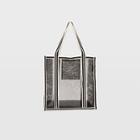 Club Monaco Black Mesh Beach Bag