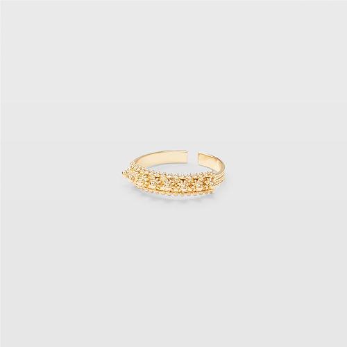 Club Monaco Color Gold Filigree Flower Ring