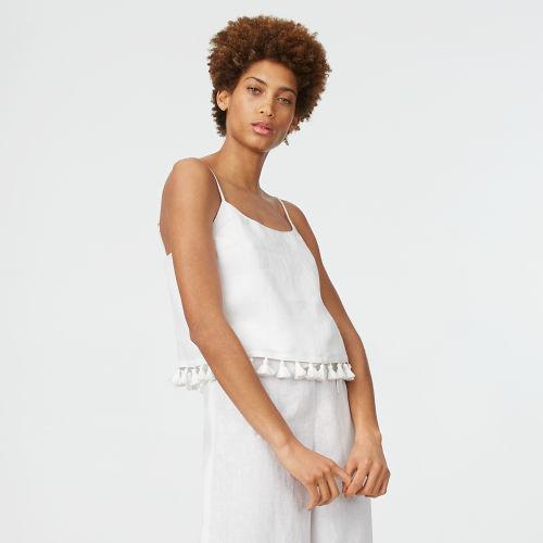 Club Monaco Color White Adeva Top