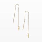 Club Monaco Color Gold Bing Bang Threader Earrings In Size One Size