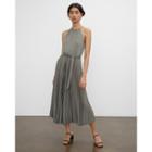 Club Monaco Pleated Tie Neck Jumpsuit