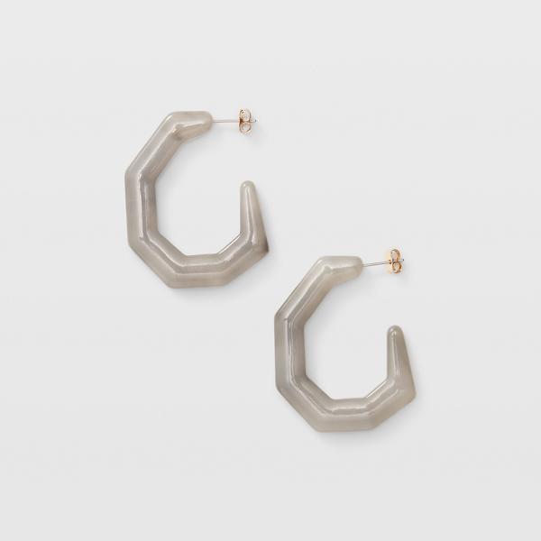 Club Monaco Angled Hoop Earrings