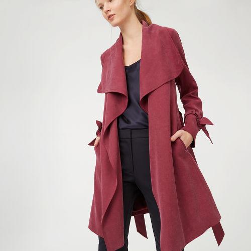 Club Monaco Color Blue Ellayne Trench