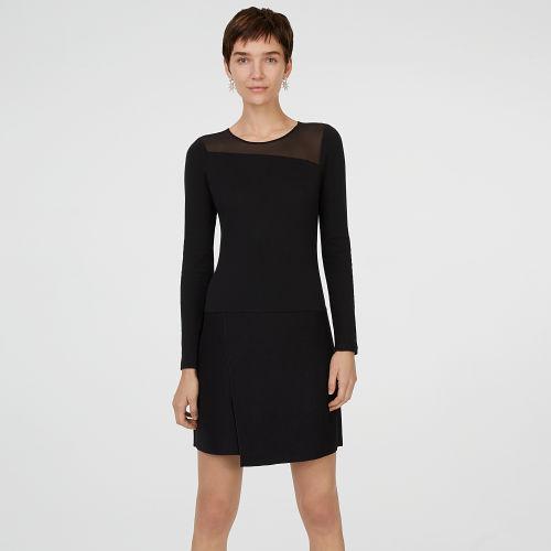 Club Monaco Color Black Shaylene Knit Dress