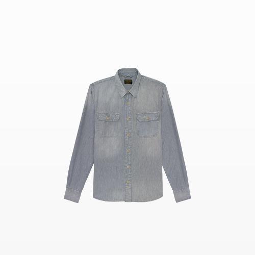 Club Monaco Color Grey Jean Shop Two-pocket Shirt