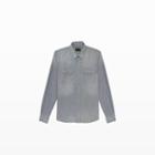 Club Monaco Color Grey Jean Shop Two-pocket Shirt