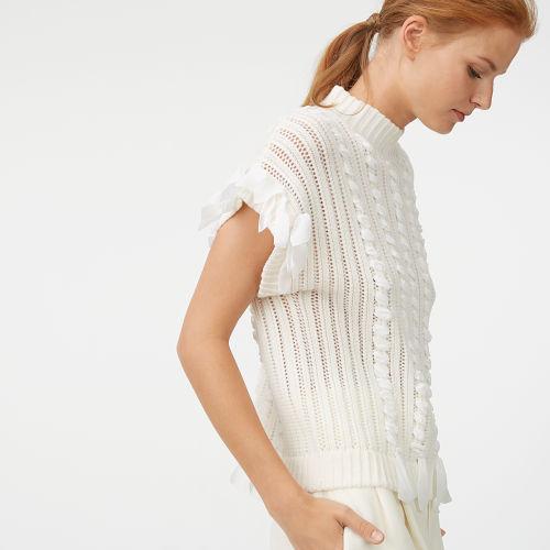 Club Monaco Color White Zaronie Merino Sweater