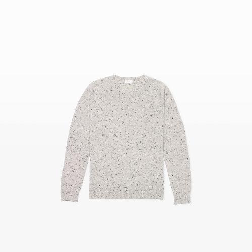 Club Monaco Color Grey Cashmere Donegal Crew Sweater