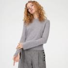 Club Monaco Color Grey Shaylene Cashmere Sweater