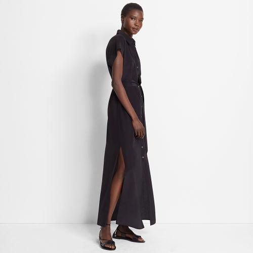 Club Monaco Color Black Danielle Silk Dress