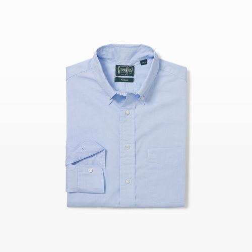 Club Monaco Color Blue Gitman Zephyr Oxford Shirt