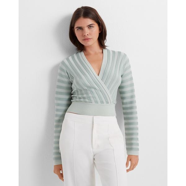 Club Monaco Mint Cross Front Sweater