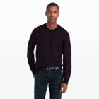 Club Monaco Color Blue Herringbone Crew Sweater