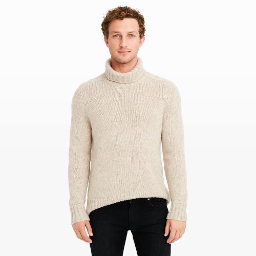 Club Monaco Color White Soft Wool Turtleneck
