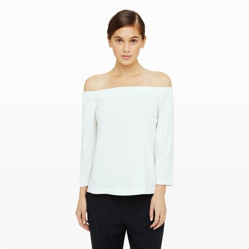 Club Monaco Color White Yandel Off-the-shoulder Top