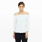 Club Monaco Color White Yandel Off-the-shoulder Top
