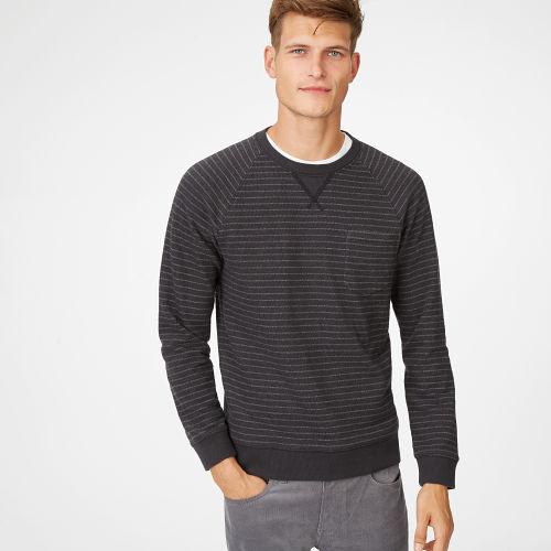 Club Monaco Stripe Sweatshirt