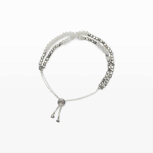 Club Monaco Color White Mixed-stone Wrap Bracelet