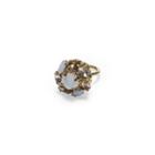 Club Monaco Color Blue Erickson Beamon Floral Ring In Size One Size