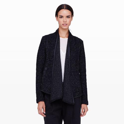 Club Monaco Color Black Claudia Jacket In Size M