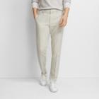 Club Monaco Light Grey Sutton Linen Dress Pant