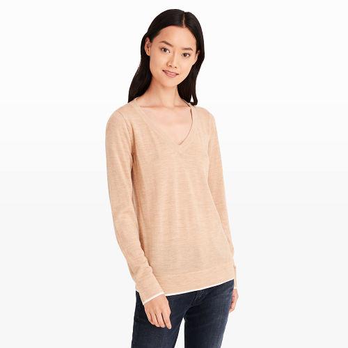 Club Monaco Color Brown Agnes Tipped Sweater