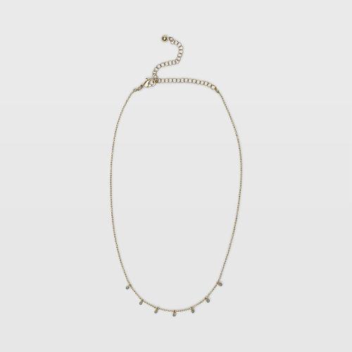 Club Monaco Color Green Charm Necklace