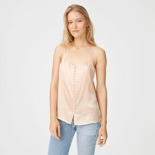 Club Monaco Color White Cecie Silk Camisole