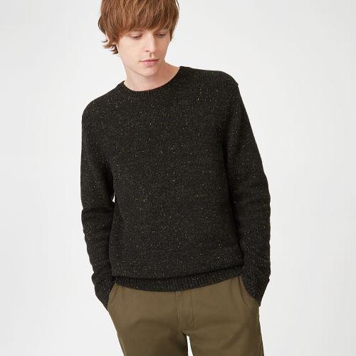 Club Monaco Color Green Jaxon Merino Crew Sweater