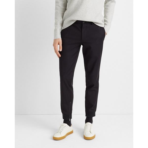Club Monaco Black Seth Zip Trouser