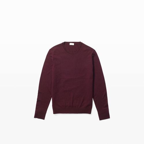 Club Monaco Color Red Merino Crew Sweater