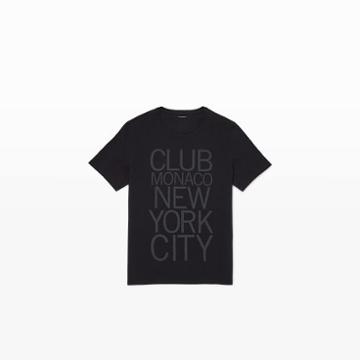 Club Monaco Color Black Cm Nyc Tee