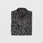 Club Monaco Color Green Slim Camo Flannel Shirt