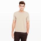 Club Monaco Color White Crepe Cotton Crew