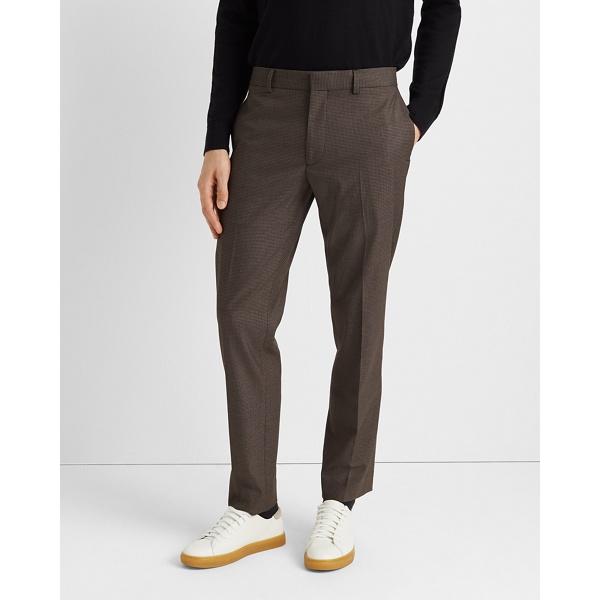 Club Monaco Brown/black Sutton Houndstooth Dress Pant