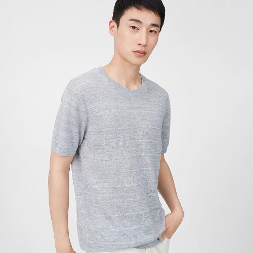 Club Monaco Short-sleeve Linen Crew