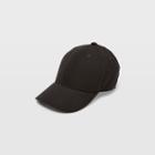 Club Monaco Black Seersucker Baseball Cap