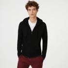 Club Monaco Color Black Merino Full-zip Hoodie