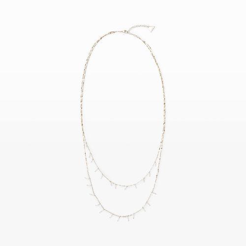 Club Monaco Color White Serefina Layered Bead Necklace