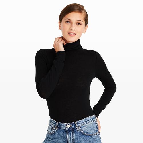 Club Monaco Color Black Julie Turtleneck