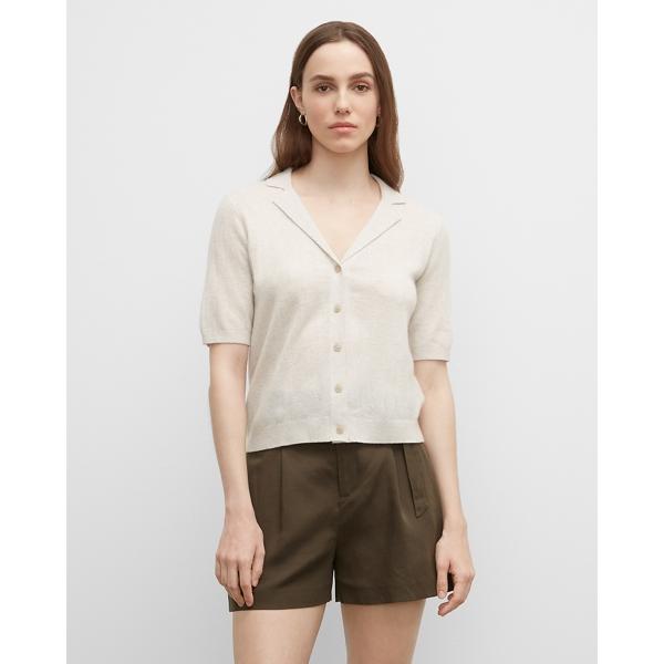 Club Monaco Cashmere Full Button Down Shirt