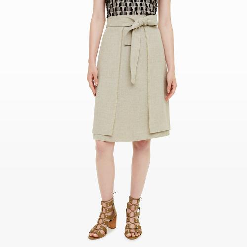 Club Monaco Color Pale Flax Lolah Skirt