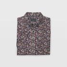 Club Monaco Color Pink Multi Short-sleeve Tiny Floral Shirt