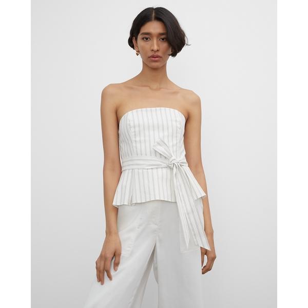 Club Monaco Strapless Tie Top