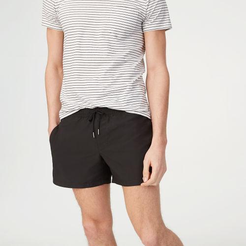 Club Monaco Color Black Arlen Solid Swim Trunk