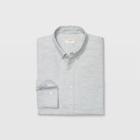 Club Monaco Color Grey Slim Flannel Herringbone Shirt