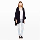 Club Monaco Color Blue Terry Hooded Cashmere Wrap In Size Xs/s