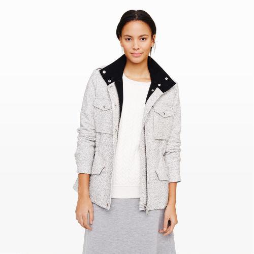 Club Monaco Color White Takina Jacket In Size S