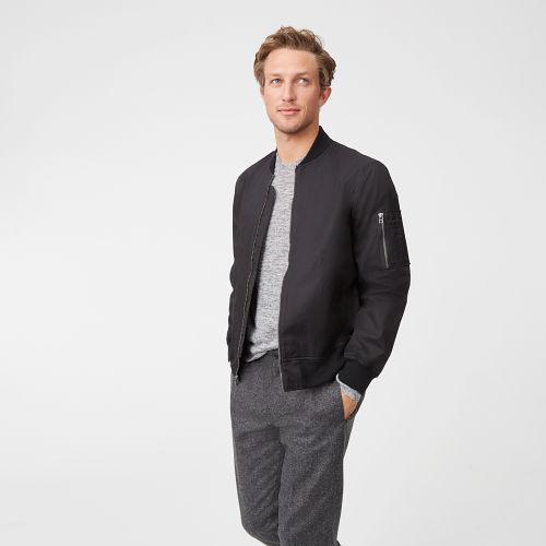 Club Monaco Color Black Ma-1 Bomber