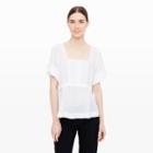 Club Monaco Collection Color White Palmisa Tie Top